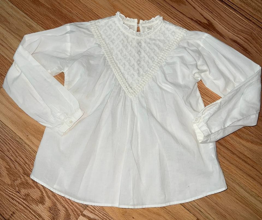 ZARA KIDS GIRLS FANCY SHIRT BLOUSE SIZE 8 years A010954